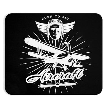 AIRCRAFT BORN TO FLY - MOUSE PAD Printify